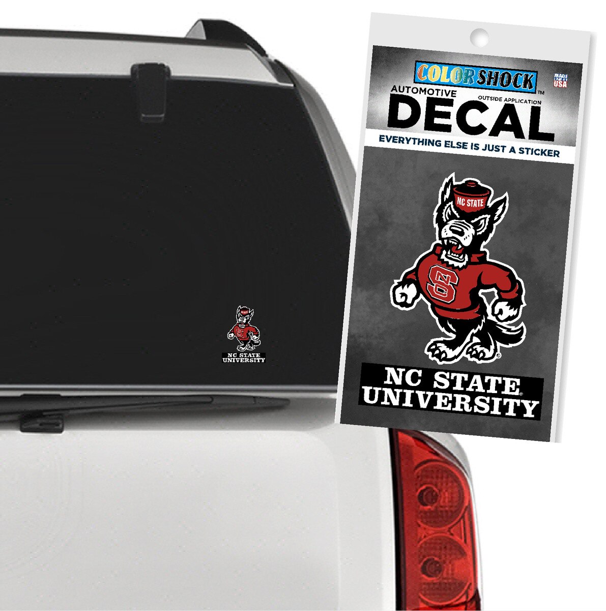 Decal - Strutting Wolf, NC State -